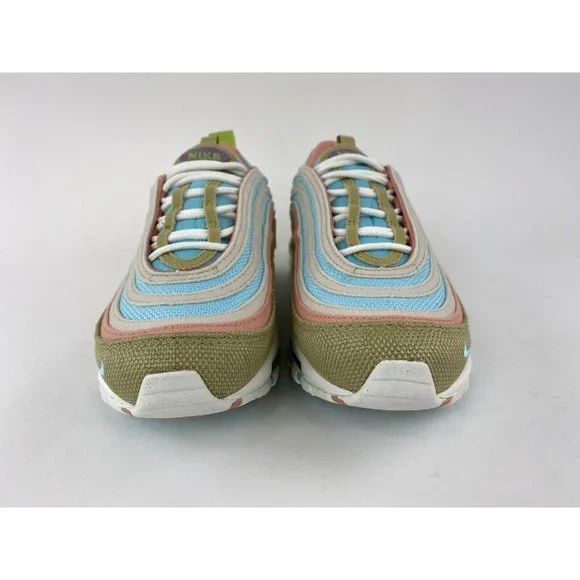 Nike Air Max 97 SE Sun Club Womens Sneakers Shoes Blue White Pink Tan DQ4126 400 - Picture 8 of 12